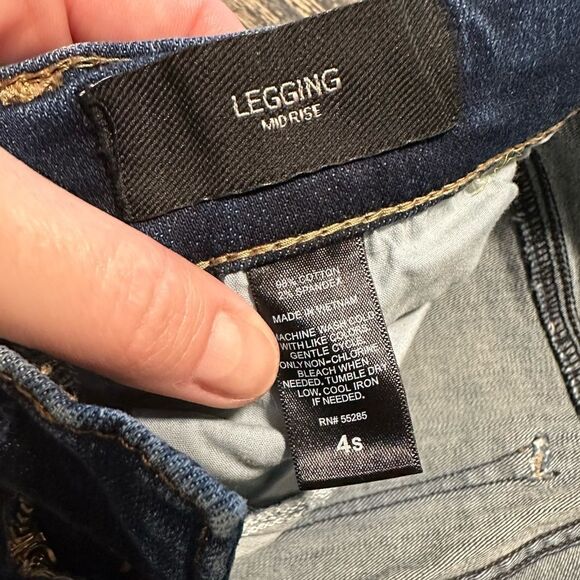 Express Jean leggings midrise size 4s - Picture 4 of 5